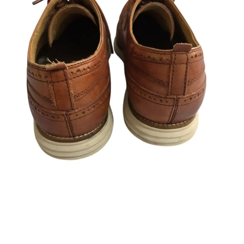 Cole Haan Original Grand Wingtip Brown Leather Oxfords Men Size 12M